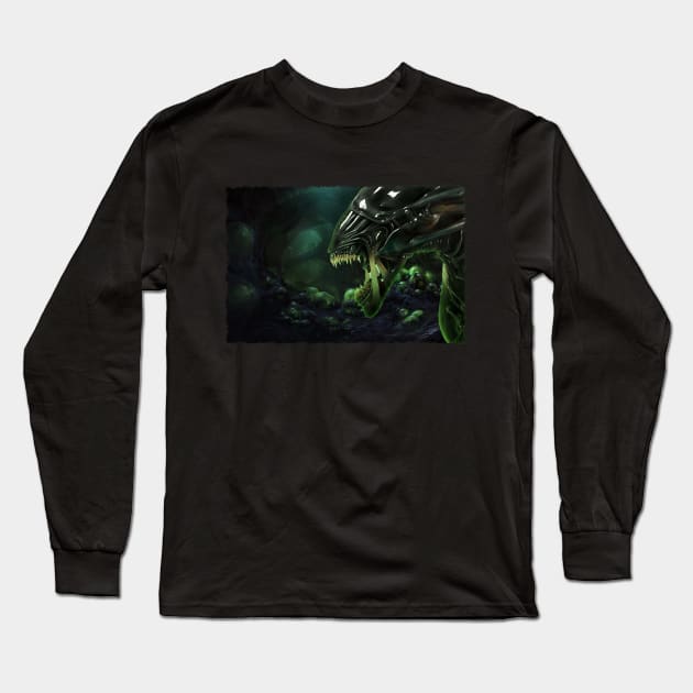 AlienGang Long Sleeve T-Shirt by CTShirts